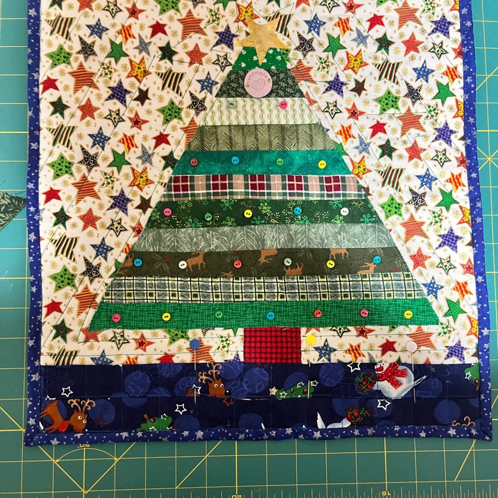 Handmade Advent Calendar w/ Christmas charms